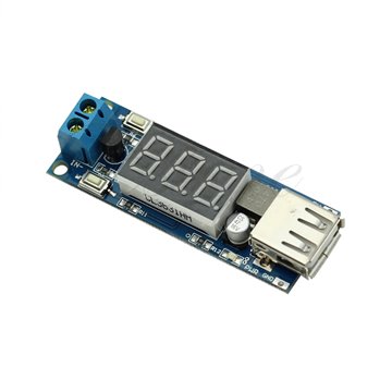 DC USB Step-Down Converter Voltmeter