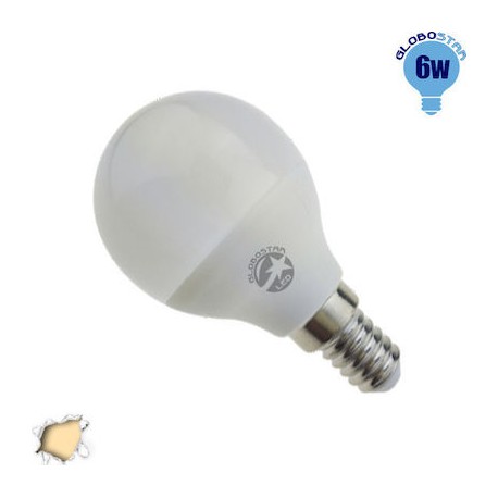 Λάμπα Σφαιρική LED E14 4W Λευκό 4500k